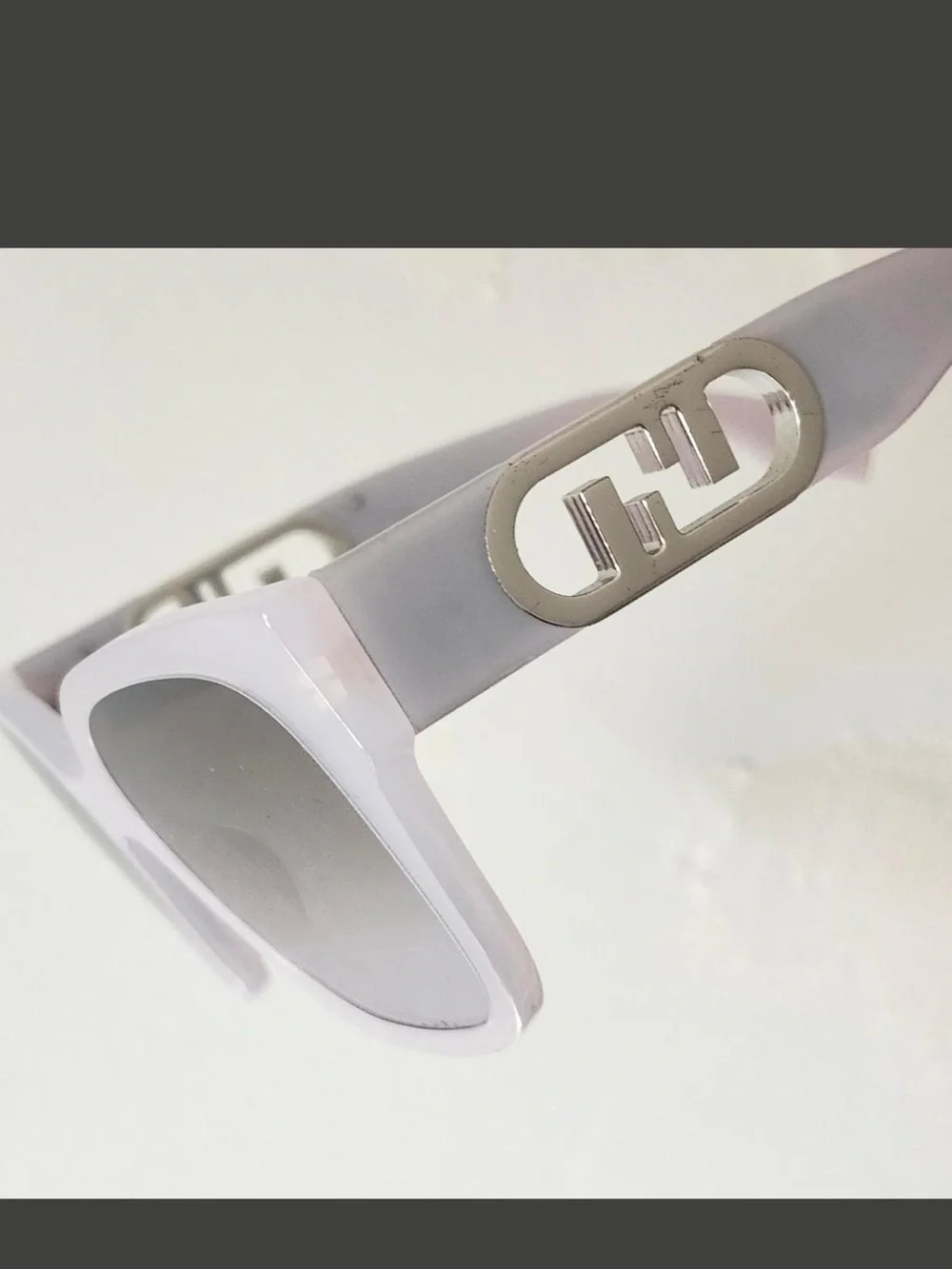 Fendi Lavender Acetate Square-Style Sunglasses